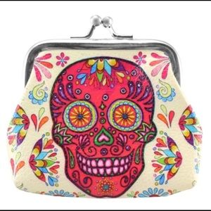 Sugar Skull Bags - 🍁3/$16 Daisy Sugar Skull Coin Purse Sugar Skull Bags - 🍁3/$16 Daisy Sugar Skull Coin Purse